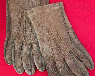 Vintage leather gloves