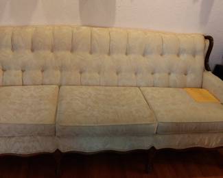 Vintage upholstered Couch (7')