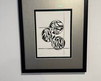 "Trilogy of Harmony 2" (2 in set) original pen and ink by Barbara Kennison 21” x 17”