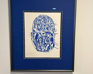 "Sea Ice Fractured Under Pressure" original pen and ink by Barbara Kennison 23” x 20”