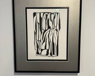 "Elegance of Form and Movement" original pen and ink by Barbara Kennison 21” x 18”