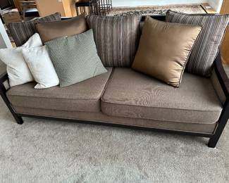 Sofa (79” w x 3’ d) and matching loveseat (54” w x 3’ d)