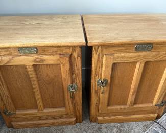 White Clad end tables 22” w x 16.5” d x 24” w ea. 