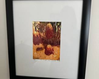 "The Tender Gift" original collage mixed media by Beth Bynum: 13” x 15”