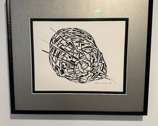 "The Wasp Nest 2" original pen and ink by Barbara Kennison 18” x 21”