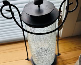 Lantern hand-crafted in India 15” t