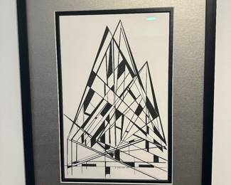"Full Sails" original pen and ink by Barbara Kennison 25” x 19”