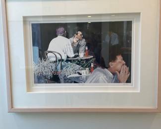 Nationally recognized Dothan artist Jeanie Maddox “ New Cafe” art print 