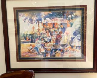 Alabama artist Jack DeLoney “ Boiled Peanuts “ print