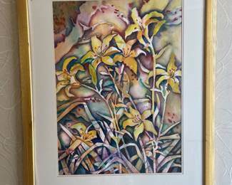Montgomery artist Jane Segrest “Lilies”