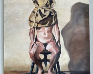Montgomery artist Christie Johnson oil on board