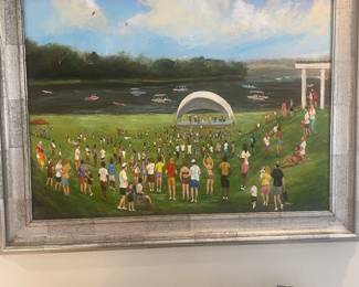 Original T. Ellis Jubilee  poster painting 