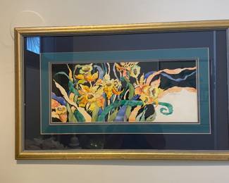 Montgomery artist Dot Roberson watercolor “Daffodils “