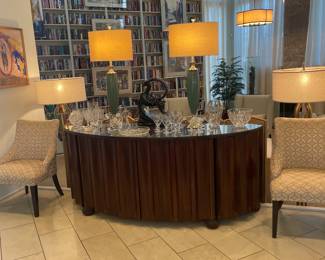 View from dining room to the living room 