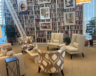 View of living room
Books are not for sale btw