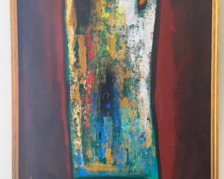 Cuban artist Durvoy abstract