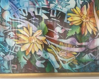 Montgomery artist Jean Segrest floral watercolor 