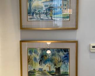 Montgomery artist Jay Leavell watercolors 