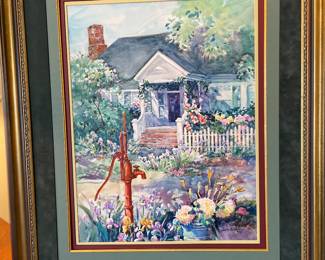 Rare to the market original Jack DeLoney watercolor