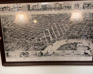 Early 1900’s map of Montgomery Alabama 