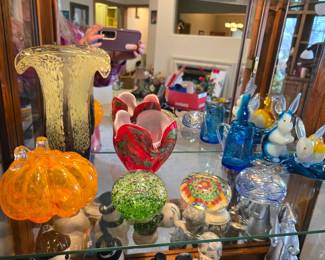 Murano glass & paperweights