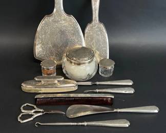 Sterling toiletry set