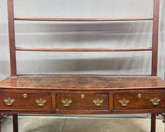Antique dark oak Welsh dresser
