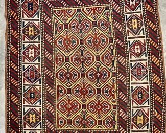 Wool Turkish Dagestan scatter rug