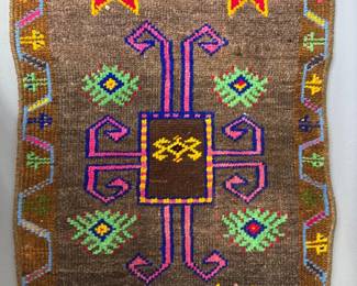 Turkish wool scatter rug