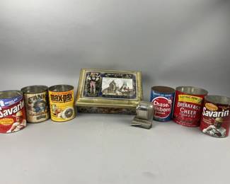 Lot 323 | Lot of Vintage Tins & More
