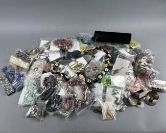 Lot 526 | Costume Jewelry, Necklaces Loose Stones & More
