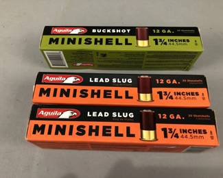 Lot 87 | Aguila Mini Shells Lead Slugs & Buckshots
