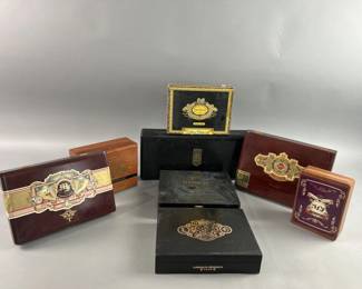 Lot 205 | Vintage Wood & Other Cigar Boxes
