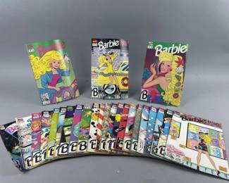 Lot 489 | Vintage 25 Marvel Barbie Comic Books
