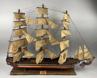 Lot 301 | Pirate Ship Spanish Vessel XIX Century
