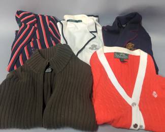 Lot 332 | Ralph Lauren Sweaters and Blazers
