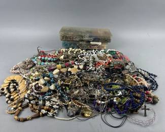 Lot 504 | Loads Of Costume Jewelry & Make Jewelry Kits
