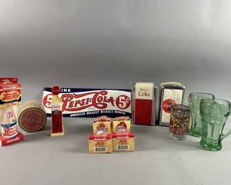 Lot 215 | Vintage Pepsi Cola and Coca Cola Lot
