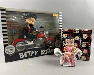 Lot 479 | Betty Boop Motorcycle Doll & Betty Boop Figure
