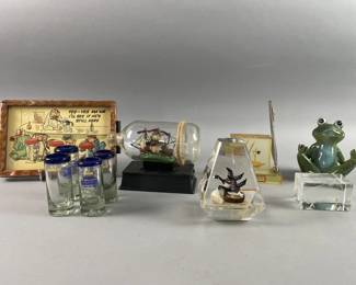 Lot 228 | Ship in a Bottle and More
