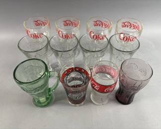 Lot 531 | Lot of Coke Glasses
