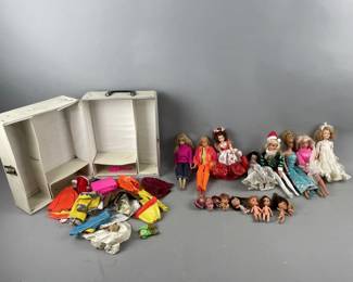 Lot 316 | Vtg. Barbie Suitcase & More
