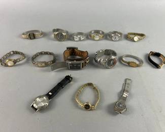 Lot 209 | Waltham, Fossil, Guess, Seiko & Timex Watches
