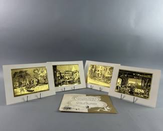 Lot 197 | Vintage Gold Etch Prints By Lionel Barrymore
