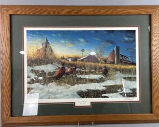 Lot 160 | Signed & Numbered Jim Hansel’s "Harvest Roosters"

