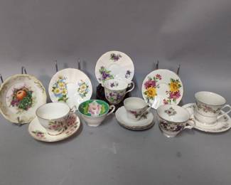 Lot 344 | Adderley Fine Bone China Plates and More
