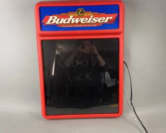 Lot 325 | Light Up Budweiser Sign
