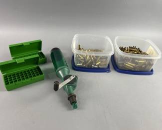 Lot 93 | RCBS Uniflow Powder Measure, Ammo Shells & More