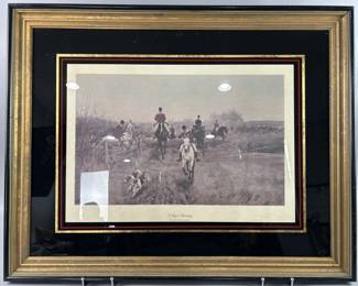 Lot 156 | Framed Print Thomas Blink’s “A Day’s Hunting”

