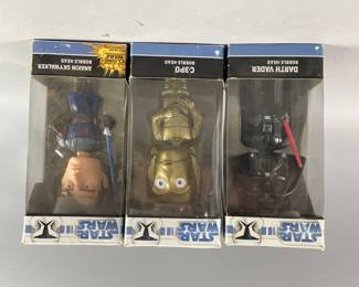 Lot 299 | New Star Wars Funko Bobble Heads
